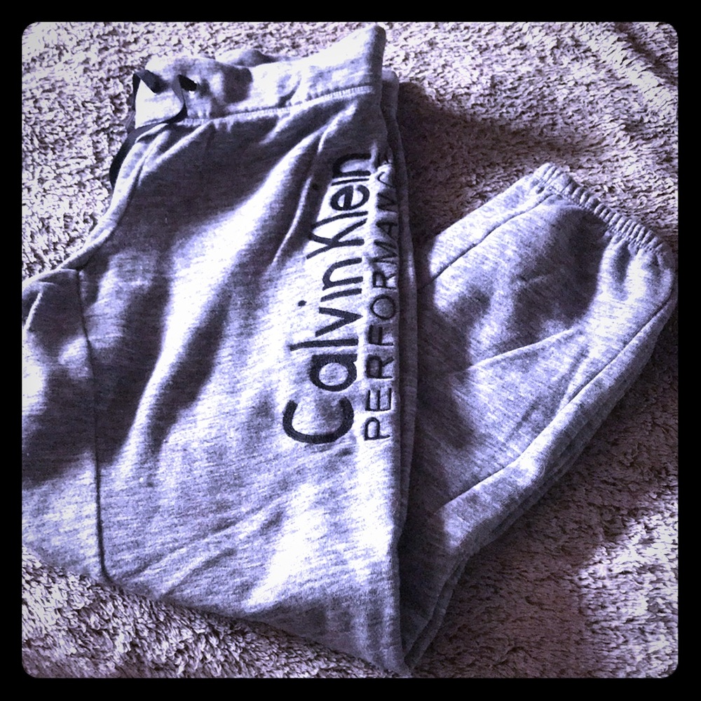 Calvin Klein performance joggers/ sweats